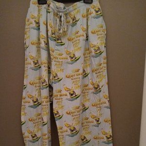 MEN'S CORONA EXTRA BEER LOUNGE PANTS SIZE LARGE